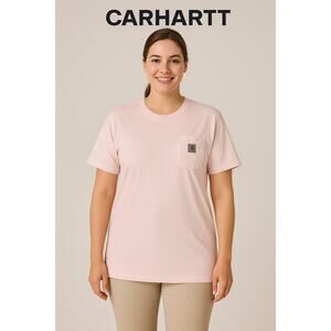 Women’s Carhartt Light Peach T-Shirt Sz. XL